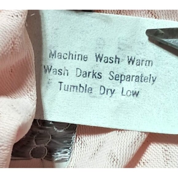 Vintage Nightgown Barad Co Nightwear Womens Size L Pink NOS NWT Long Sleeve Full - Picture 10 of 15